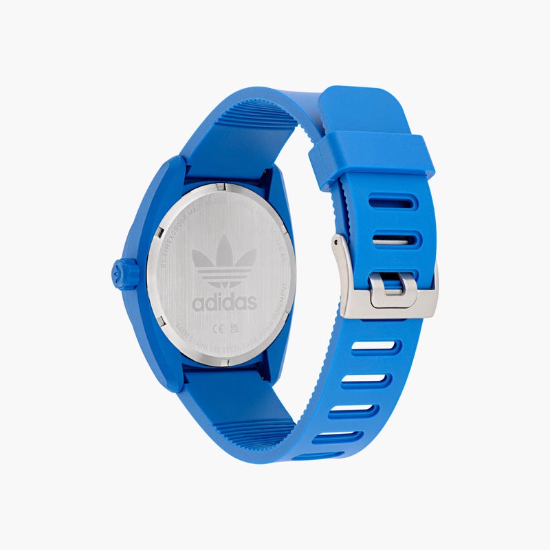 Adidas ساعة أنالوج زرقاء مصنوعة من مادة PU الحيوية | AOST24052 | 42 مم - Image 3